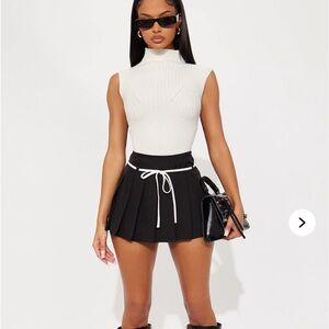 Pleated Micro Skirt NWT